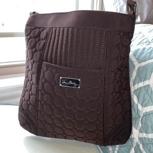 Vera Bradley, brown, cross body bag, barely used.